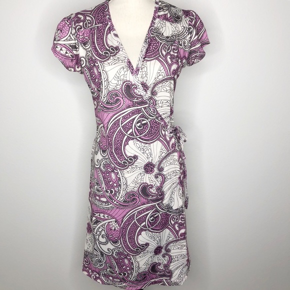 Dresses & Skirts - Athleta Paisley Wrap Dress